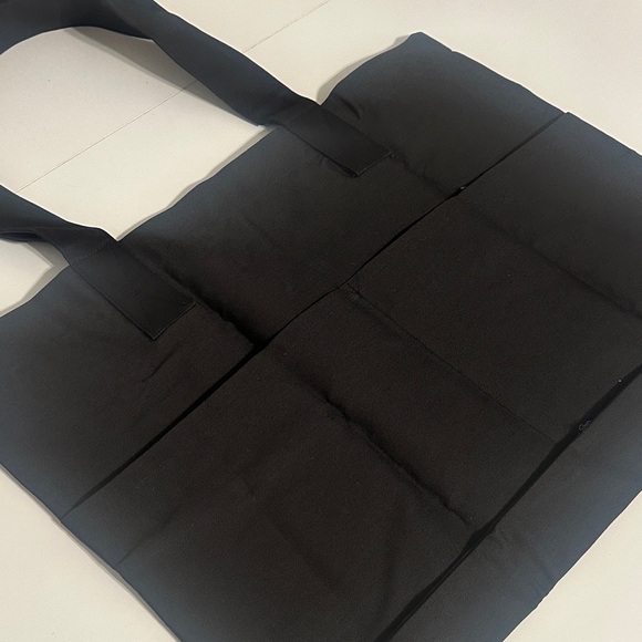 NEW Vintage Esprit Black Canvas Tote Bag - Picture 5 of 5